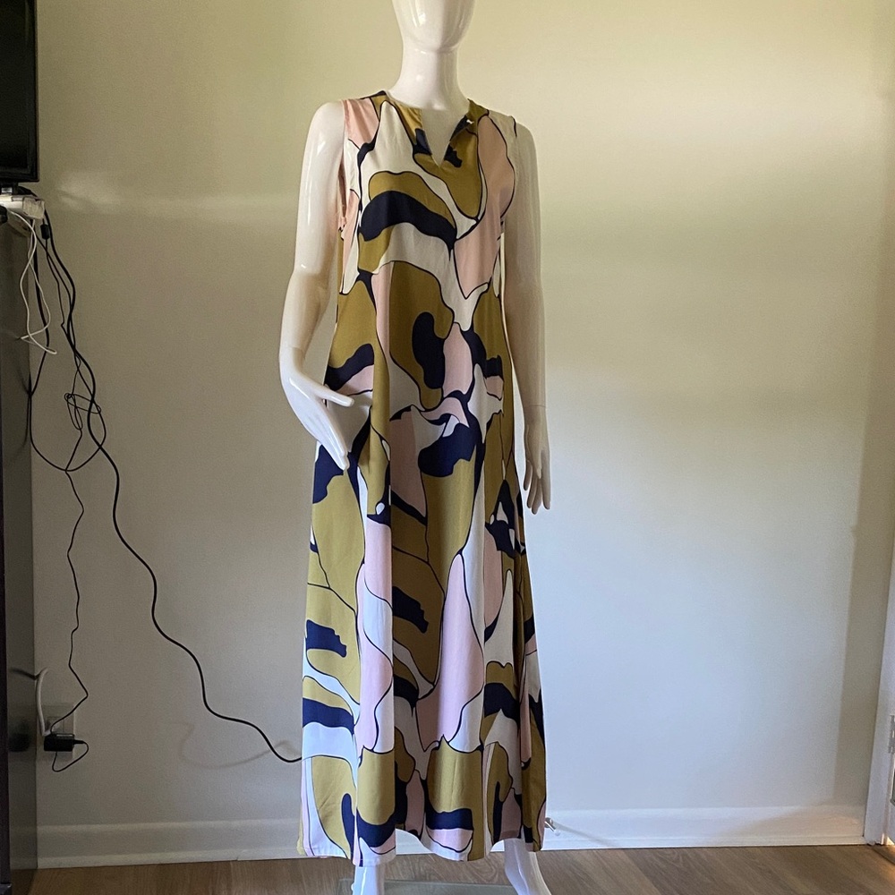 MISSLOOK Multicolor Abstract Maxi Dress